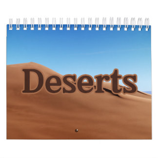 Stunning Desert Showcase Collection Wall Calendar