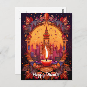 Stunning Diwali postcard 