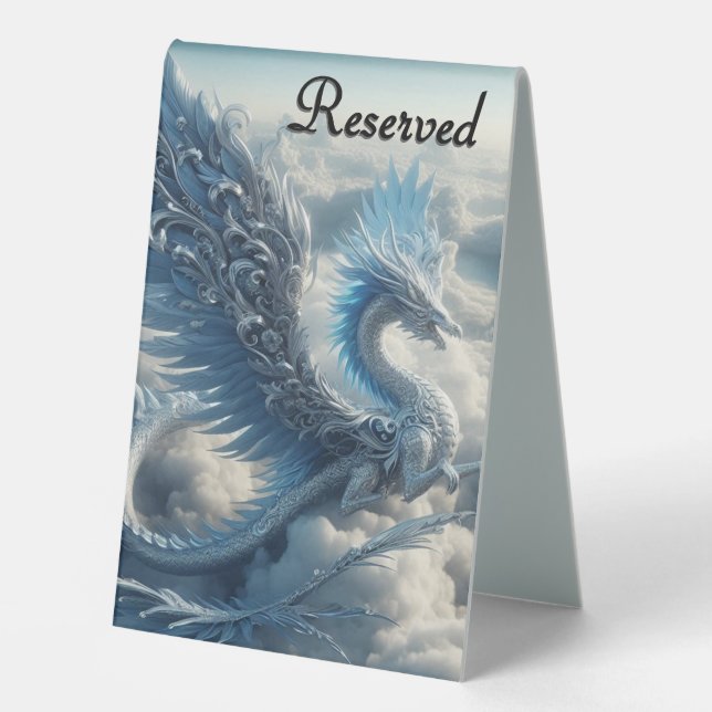 Stunning Dragon Surrounded by Clouds  (Front)