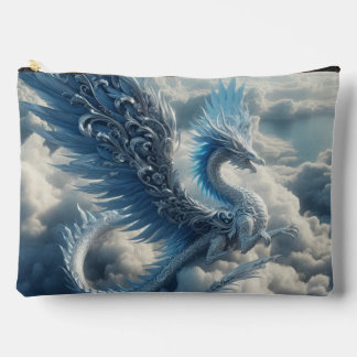 Stunning Dragon Surrounded by Clouds  Accessory Pouch