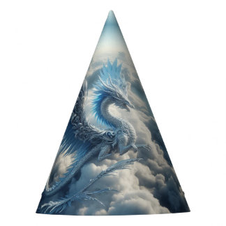Stunning Dragon Surrounded by Clouds  Party Hat