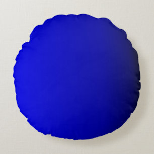Stunning Electric BLue Round Cushion