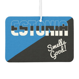 Stunning Estonia Flag Air Freshener