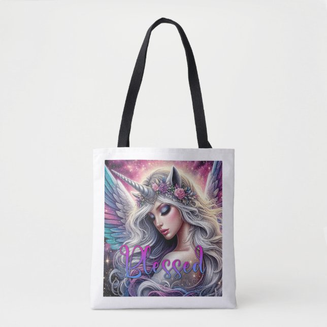 Stunning fantasy art tote bag (Front)