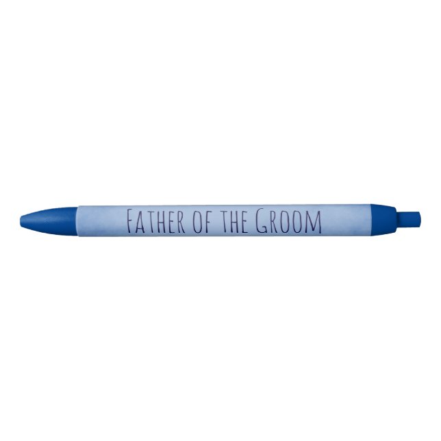 Stunning Father of the Groom Black Ink Pen (Front)