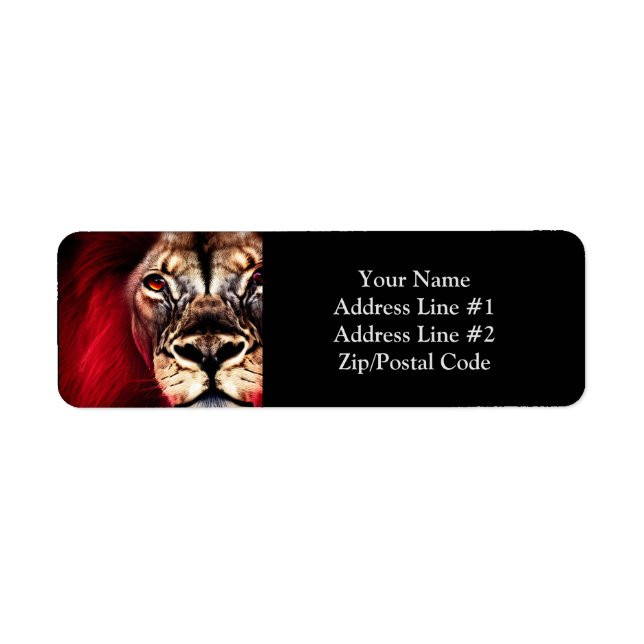 Stunning Fierce Wilderness Male Lion (Front)