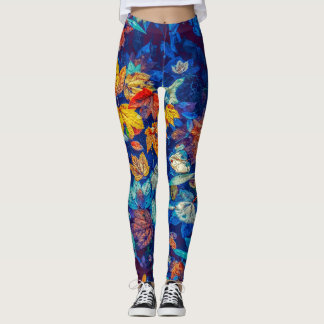 Stunning Flower-Themed Leggings