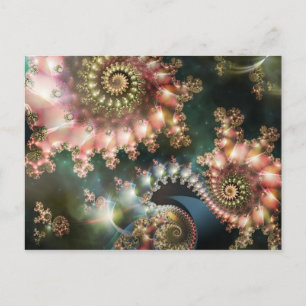 Stunning fractal postcard