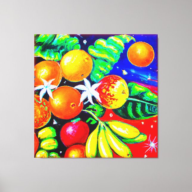 Stunning Fruits Starry Sky. Buy Now Canvas Print (Front)