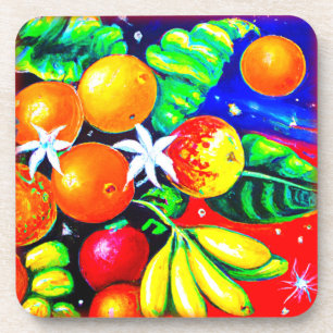 Stunning Fruits Starry Sky. Buy Now Coaster