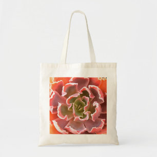 Stunning Garden Succulent Pink Tones Realistic Art Tote Bag