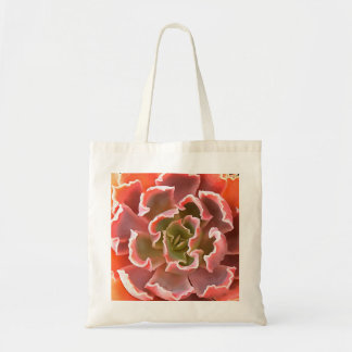 Stunning Garden Succulent Pink Tones Realistic Art Tote Bag