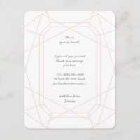 Stunning Gem Personalised Thank You Cards
