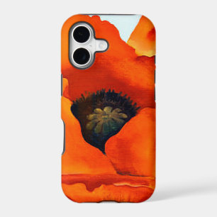 Stunning Georgia O'Keefe Red Poppy Flower