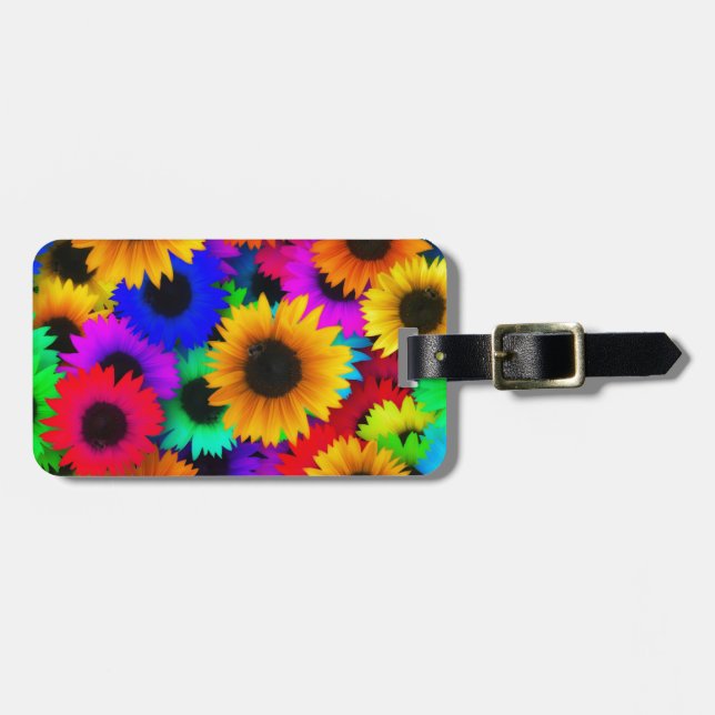 Stunning Gerbera Daisies Luggage Tag (Front Horizontal)