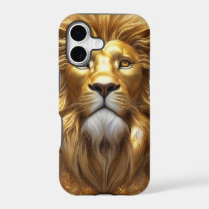 Stunning Gold Lion Head