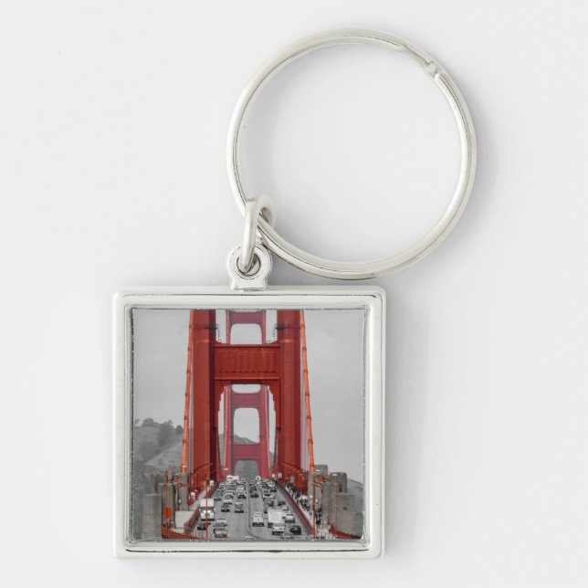 STUNNING! GOLDEN GATE BRIDGE CALIFORNIA USA KEY RING (Front)