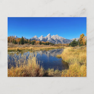 Stunning Grand Tetons National Park Postcard