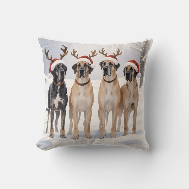 Stunning Great Dane Cushion (Front)