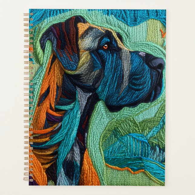 Stunning Great dane Planner (Front)