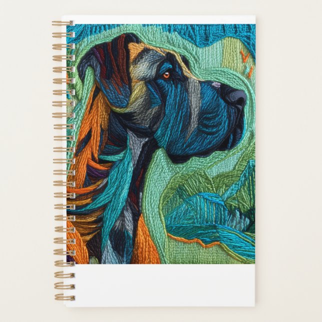 Stunning Great dane Planner (Front)