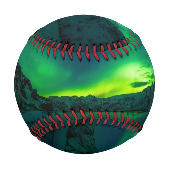 Stunning Green Aurora Baseball (Front)