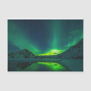 Stunning Green Aurora Tissue Paper