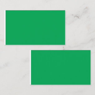 Stunning Green Background with White Border Design Calling Card