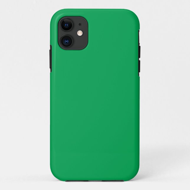 Stunning Green Background with White Border Design Case-Mate iPhone Case (Back)