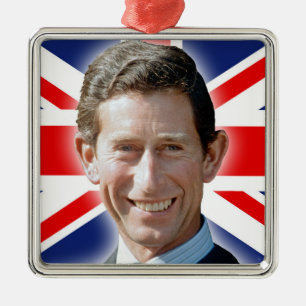 Stunning! HRH Prince Charles Metal Tree Decoration
