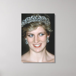 Stunning! HRH Princess Diana Pro photo Canvas Print