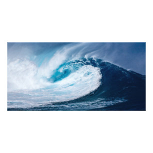 Stunning huge surfing wave photo print