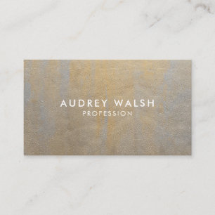 Stunning Impressive Bossy gold grey professional Business Card