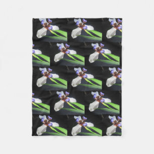 Stunning Iris Fleece Blanket