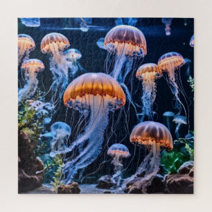 Stunning jellyfish jigsaw puzzle