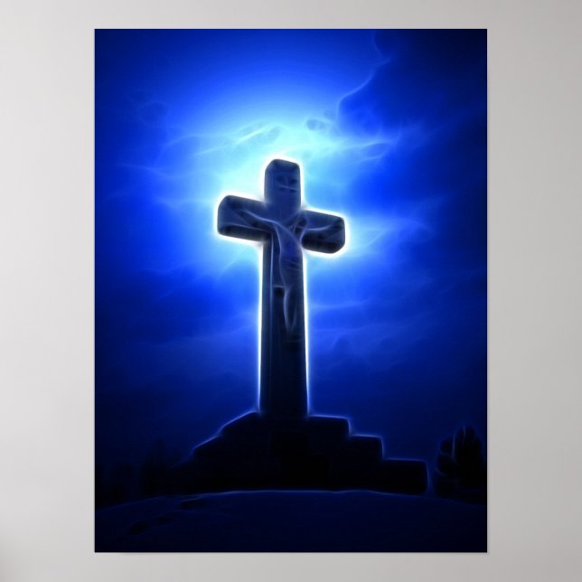 Stunning Jesus Crucifixion Poster (Front)