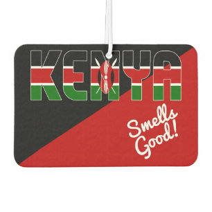 Stunning Kenya Flag Air Freshener
