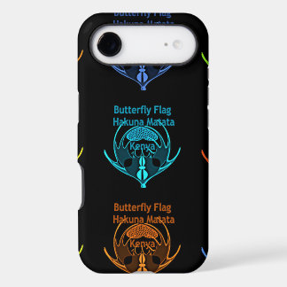 Stunning Kenyan Butterfly Flag Typography Elegant