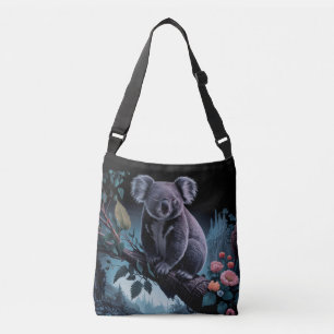 STUNNING KOALA BEAR ART CROSSBODY BAG