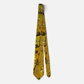 Stunning Leaves Autumn Vibes Abstract Art Tie