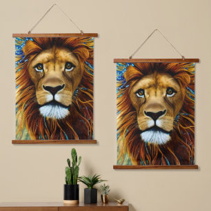 Stunning Lion Hanging Tapestry