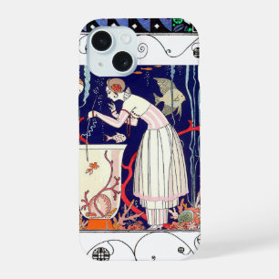 STUNNING LITTLE FISH ,ART DECO BEAUTY FASHION iPhone 15 CASE