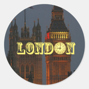 Stunning London Pro Photo Classic Round Sticker