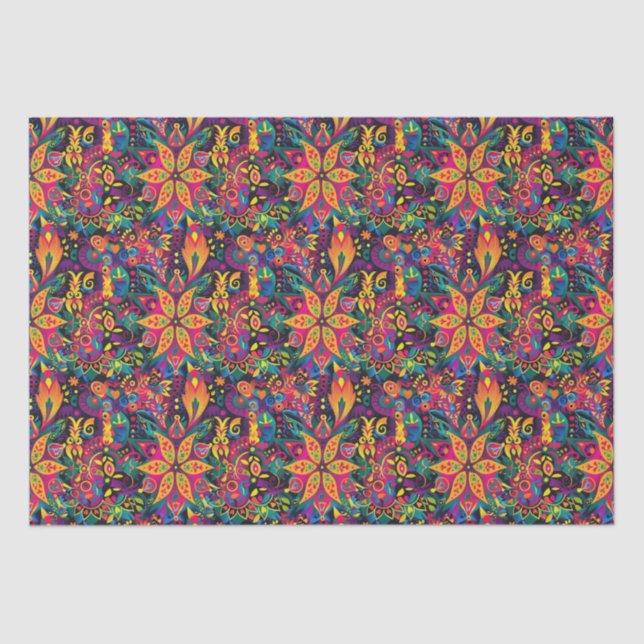 Stunning Mandalas Diwali  Tissue Paper (Front)