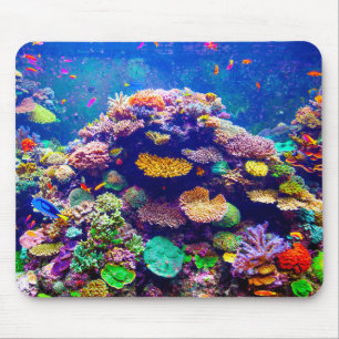 Stunning Marine Life View from a Submarine Mouse Mat