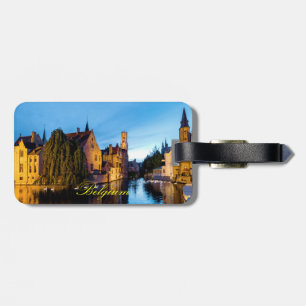 Stunning! Medieval Bruges Belgium - Pro Photo Luggage Tag