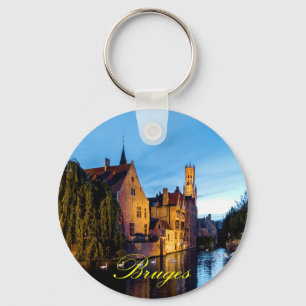 Stunning! Medieval Bruges - Pro Photo Key Ring