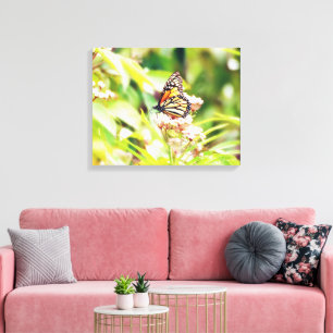 Stunning Nature & Butterfly Art Foam Board Canvas Print