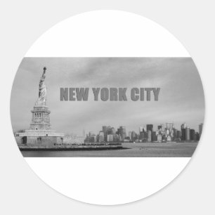 Stunning New York City Classic Round Sticker
