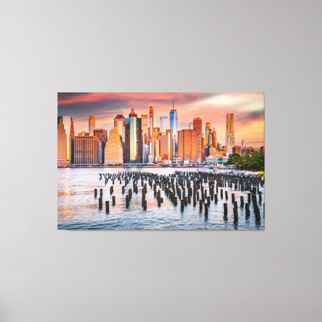 Stunning New York City Skyline  Canvas Print (Front)